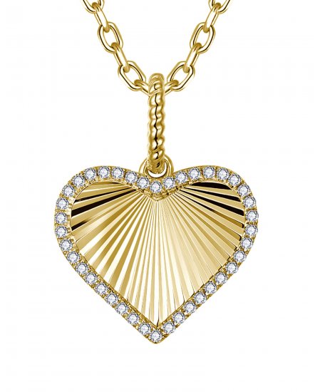 HEART SHAPE DIAMOND PENDANT (TP3973)